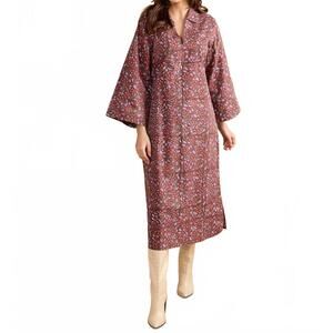 NEW DOUBLE A lee midi dress in climbing floral
